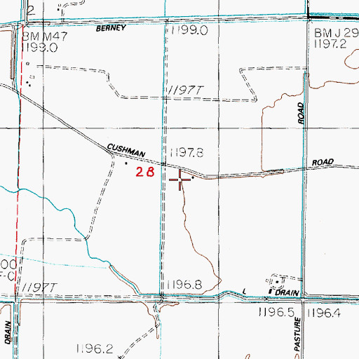Topographic Map of Wallace-Taylor Ranch, NV