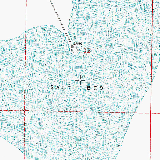 Topographic Map of Salt Wells Marsh, NV