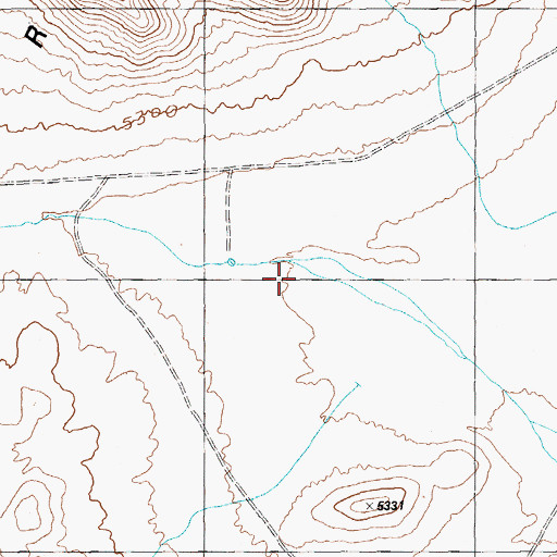Topographic Map of Forest Home Reservoir Number 3, NV