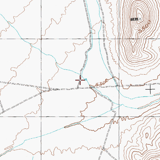 Topographic Map of Forest Home Reservoir Number 1, NV