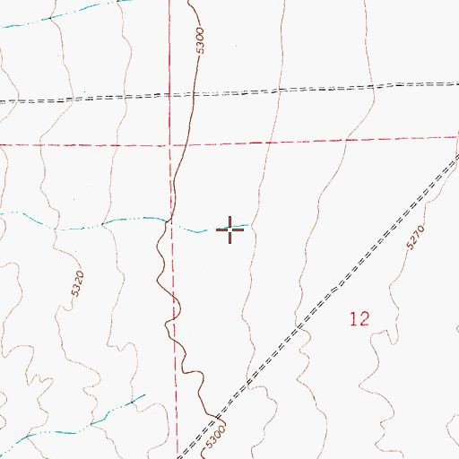 Topographic Map of Sandy Wash, NV