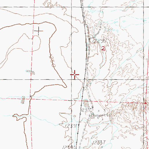 Topographic Map of Taylor (historical), NV