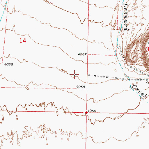 Topographic Map of Derbys (historical), NV