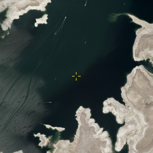 Aerial/Satellite Image of Black Salt Mine (historical), NV