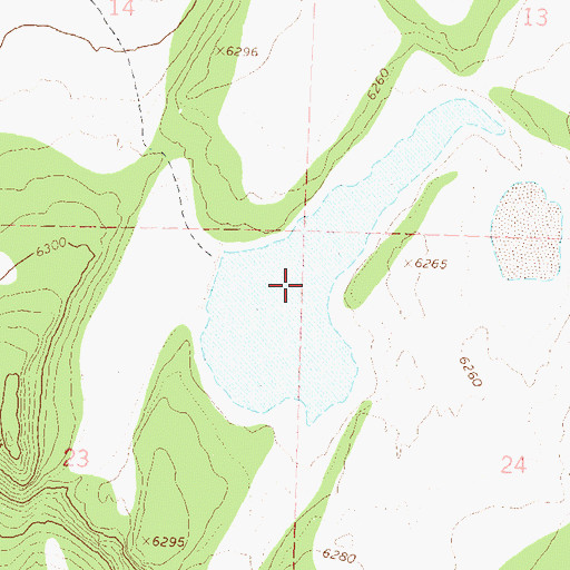 Topographic Map of Frog Pond, NV