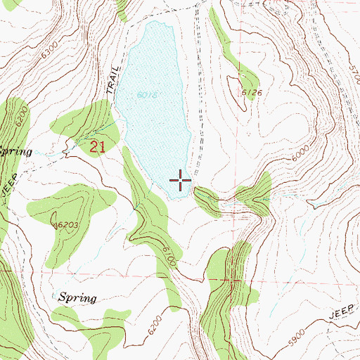 Topographic Map of Hill Dam Number One, NV