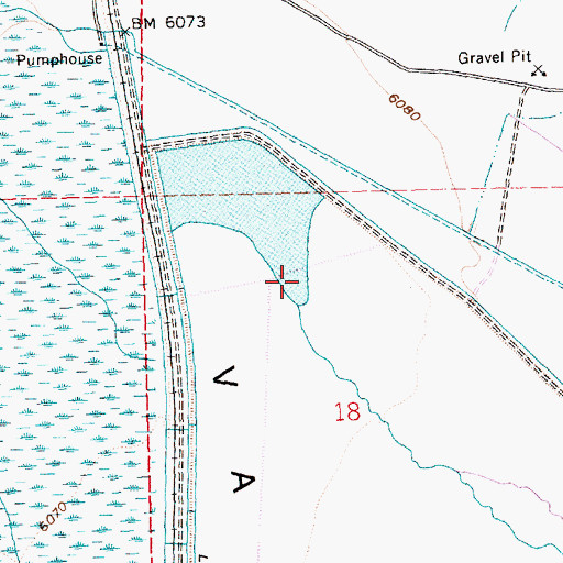 Topographic Map of McGill Concentrator Dam, NV