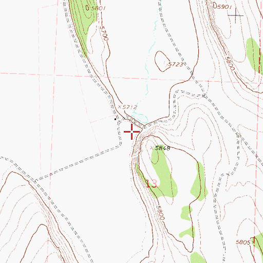 Topographic Map of Howard C Davis Dam, NV