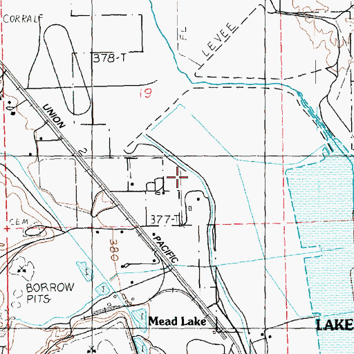 Topographic Map of Mill Number 1-Pond B Dam, NV