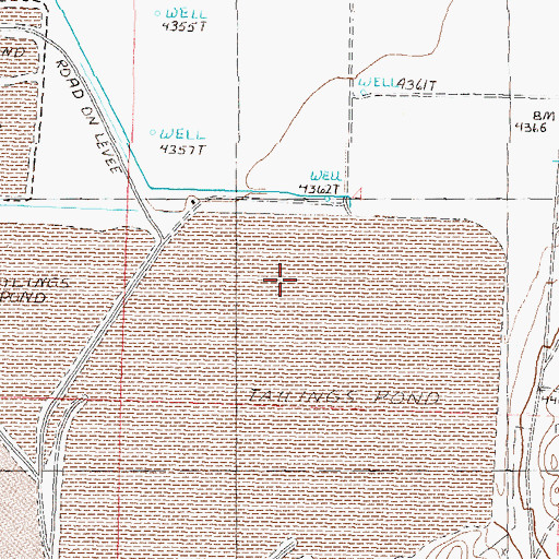 Topographic Map of Yerington Mill Number Two Dam, NV