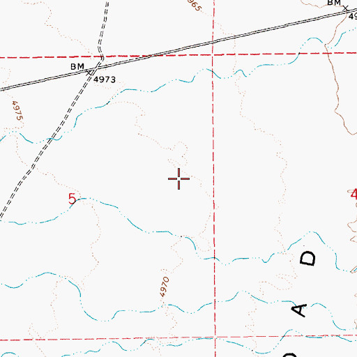 Topographic Map of Echo Canyon Dam, NV