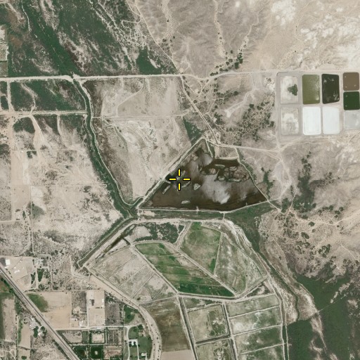 Aerial/Satellite Image of Honeybee Reservoir, NV