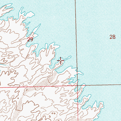 Topographic Map of Lost Cove, NV