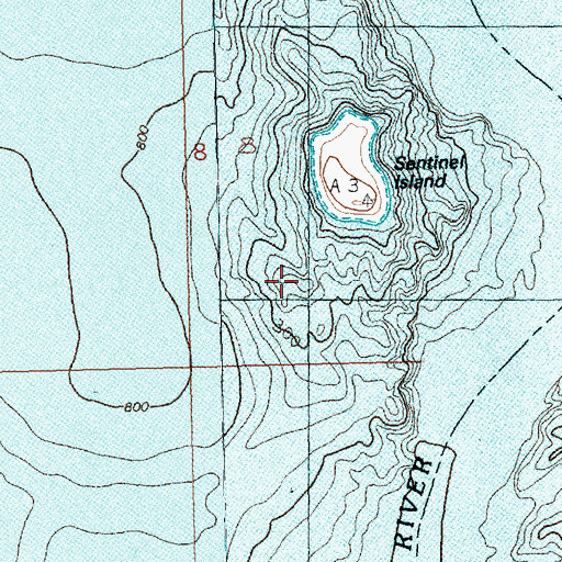 Topographic Map of Weather Raft (historical), NV