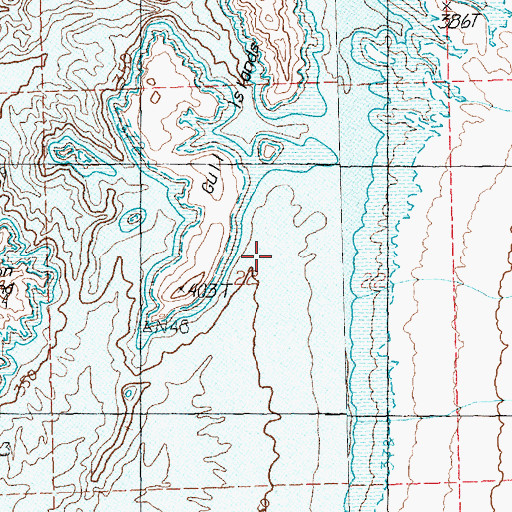 Topographic Map of Meat Hole (historical), NV