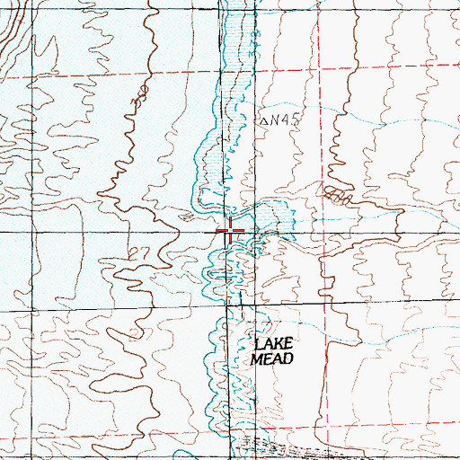 Topographic Map of Weasel Hole, NV