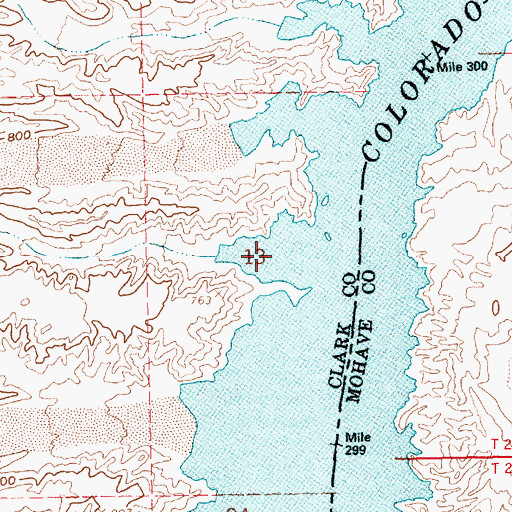 Topographic Map of Solicitor Cove, NV