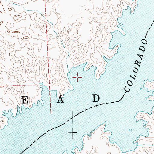 Topographic Map of Opal Cove, NV