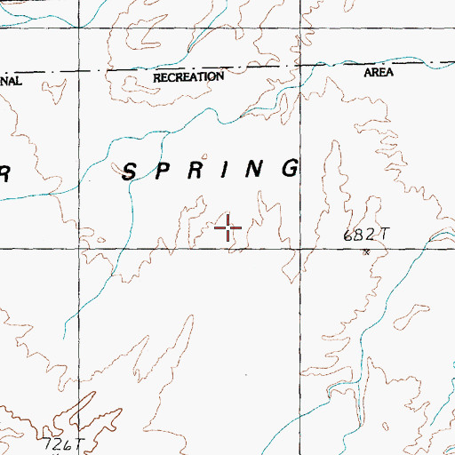 Topographic Map of Bitter Spring Valley, NV