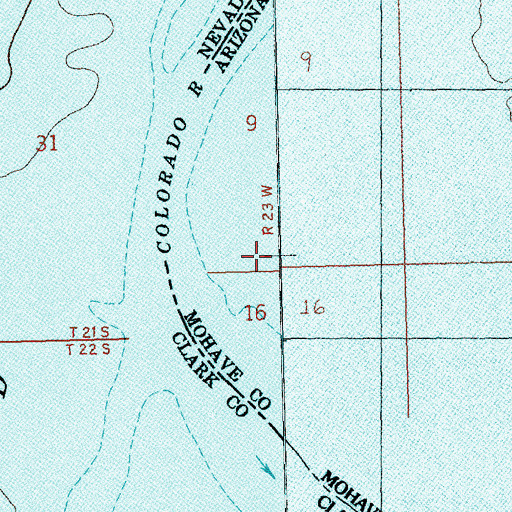 Topographic Map of Boulder Basin, NV