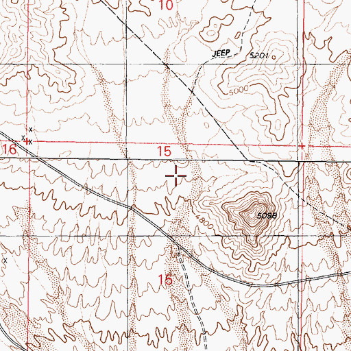 Topographic Map of Regent Mining District, NV