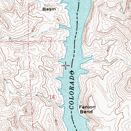 Topographic Map of Hills Camp (historical), NV