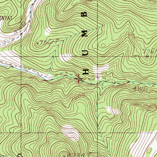 Topographic Map of Negro Creek Administrative Site, NV