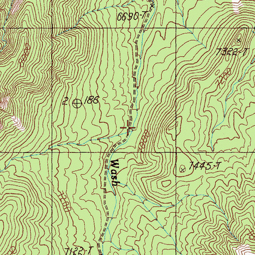 Topographic Map of Horse Spring, NV