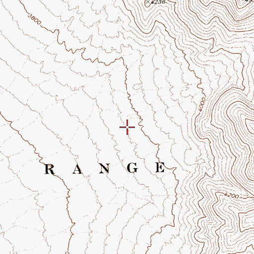 Topographic Map of Desert National Wildlife Range, NV