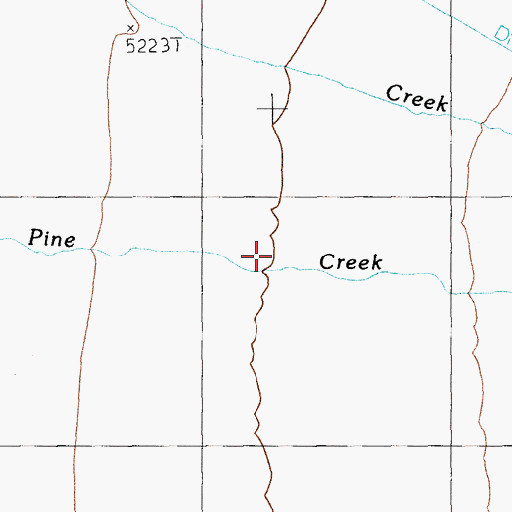Topographic Map of Civa Airport (historical), NV