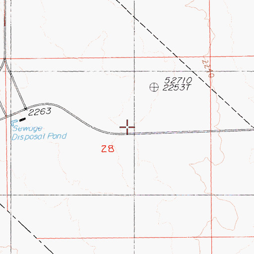 Topographic Map of Imvite Airport (historical), NV