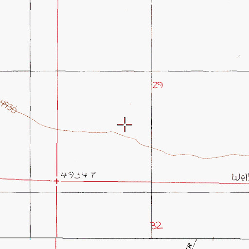 Topographic Map of Swanson Ranch 3 Airport, NV