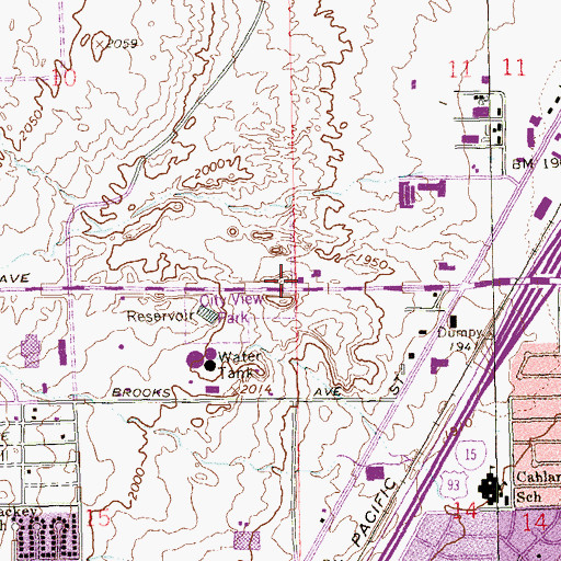 Topographic Map of Gilbert Development Corp Heliport, NV