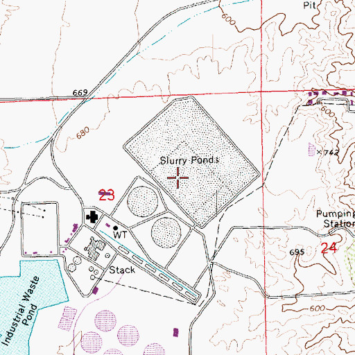 Topographic Map of Sce Mohave Heliport, NV