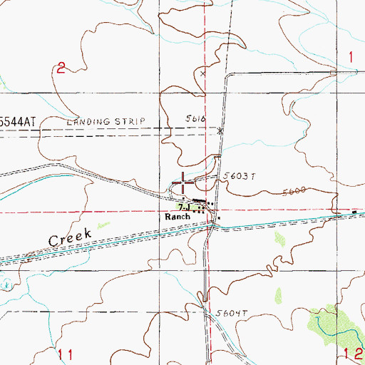 Topographic Map of Petan Ranch Airport, NV