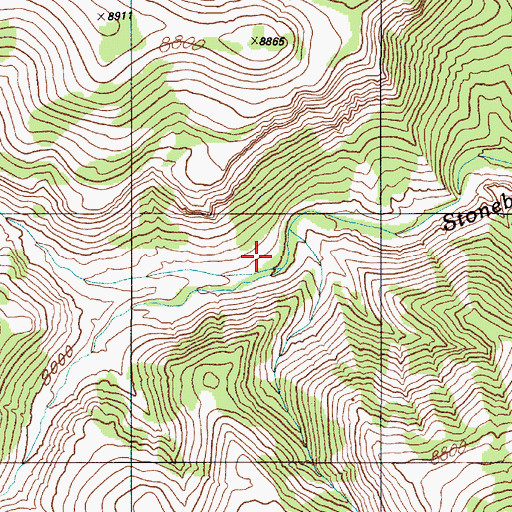 Topographic Map of Boulder Canyon, NV
