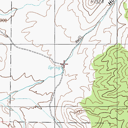 Topographic Map of Blackburn Administrative Site, NV
