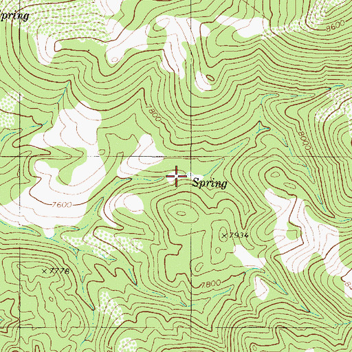 Topographic Map of Rat Trap Spring, NV
