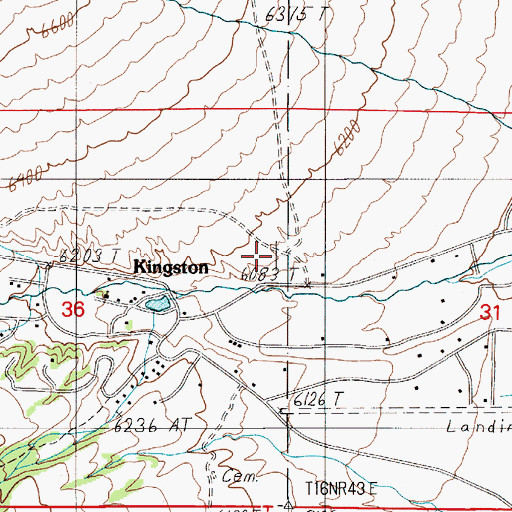 Topographic Map of Austin Ranger District, NV