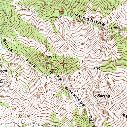 Topographic Map of Tonopah Ranger District, NV