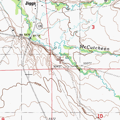 Topographic Map of Skelton Post Office (historical), NV