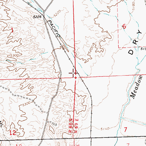 Topographic Map of Engadine Post Office, NV