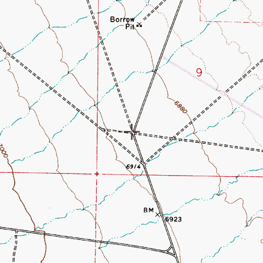 Topographic Map of Pioneer Post Office (historical), NV