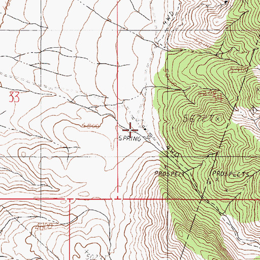 Topographic Map of Jersey City Post Office (historical), NV