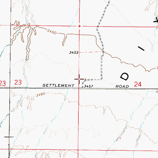 Topographic Map of Dixie Valley Post Office (historical), NV