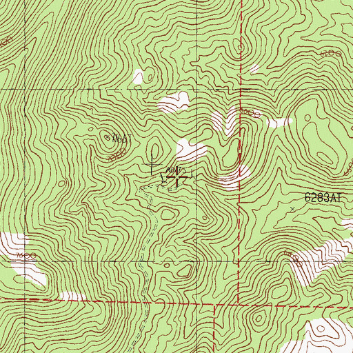 Topographic Map of Stone Cabin Mine, NV
