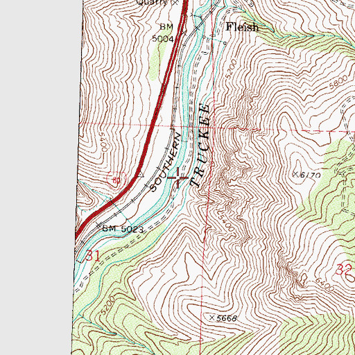 Topographic Map of Marmol Post Office (historical), NV