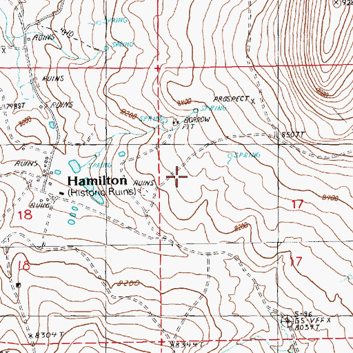 Topographic Map of White Pine Water Works Tunnel (historical), NV