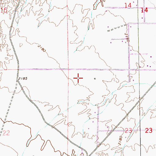 Topographic Map of KDHB-AM (Las Vegas), NV