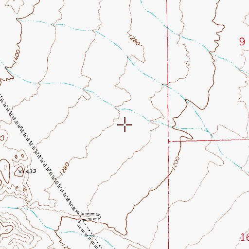 Topographic Map of KROL-AM (Laughlin), NV